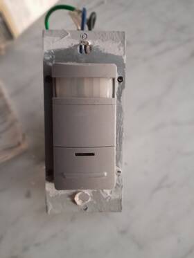 Leviton 004-ods10-idg Single Pole Occupancy Sensor Wall Switch Glossy Gray