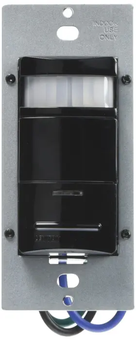 Leviton 078477370025 Ods10-ide Decora 120/277v Wall Switch Occupancy Sensor Black