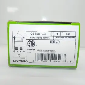Leviton 078477406977 Ivory Multi-tech Occupancy Sensor Ossmt-gdi