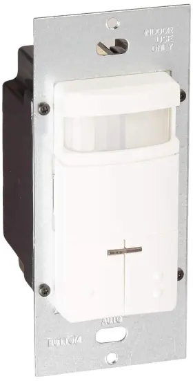Ods0d-idw Leviton 078477954089 Dual-relay Decora Passive Wall Switch Occupancy Sensor 180 Degree