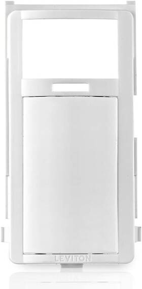 Leviton 313044497492 Motion Sensor Switch And Humidity Faceplate White