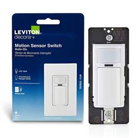 Leviton 445046859824 Decora In-wall Motion Sensor Light Switch Activated Auto-on/auto-off 2