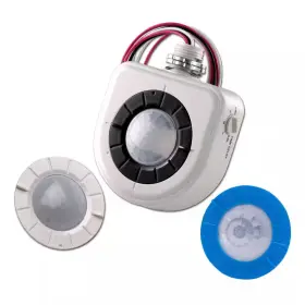 Leviton 744760002040 480-volt Passive Infrared Fixture Mount High Bay Occupancy Sensor With 2 Interch