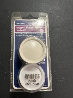 C36-6881-tw Leviton 6681-tw Push On/off Dimmer Single Pole 600w Incandescent Ivory And White