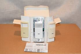 Leviton Dvs151lz Decora Vacancy Motion Sensor In-wall Switch White Manual-on 15a B10
