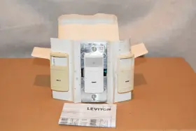 Dvs151lz Leviton Decora Vacancy Motion Sensor In-wall Switch White Manual-on 15a B10