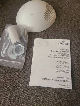 Leviton Odc05-uow Occupancy Sensor 500 Sqft Odc05-uow. New Read