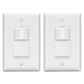 Lider Lps-1p-g-wwp2p Motion Sensor Switch With Wall Plate Ul Listed Pir Occupancy