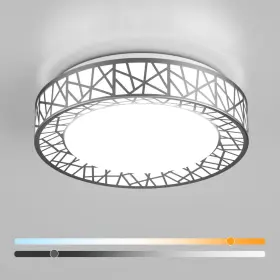 Lxd02-l12-pn Lightania 12 Inch Flush Mount Ceiling Light Modern Brushed Nickel
