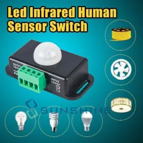 Lineba-pir-8 Lineba Interruptor De Pir Infrarrojo Sensor Para Luz Led Movimiento Autom Tico Lineba-pir-8 Lineba Interruptor De Pir Infrarrojo Sensor Para Luz Led Movimiento Autom Tico