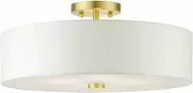 51055-12 Livex Lighting Meridian Collection 18 X 8.13 Satin Brass
