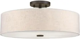 52136-92 Livex Lighting Meridian 18 Inch L X W 8.13 H English Bronze