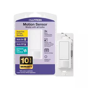 Lutron 313106565541 Maestro Motion Sensor Switch No Neutral Required 5-amp Single-pole/multi-loca