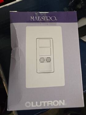 Lutron Msa202iv Ms-a202-iv Occ Snsr Pir/ivory Ultrasonic Occupancy Sensor 261137