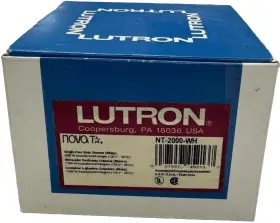 N-2000-wh Lutron Nova Incadescent Dimmer 120vac 60hz 16a New In Box N-2000-wh Lutron Nova Incadescent Dimmer 120vac 60hz 16a New In Box