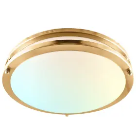 Lr23297 Luxrite 14 Inch Led Flush Mount Ceiling Brushed Brass - 5 Colors