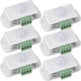 Macarrie Ur-macarrie-2356 6 Pack 12v 24v Pir Sensor Led Motion Detector Light Switch Body