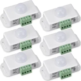Ur-macarrie-2356 Macarrie 6 Pack 12v 24v Pir Sensor Led Motion Detector Light Switch Body Ur-macarrie-2356 Macarrie 6 Pack 12v 24v Pir Sensor Led Motion Detector Light Switch Body