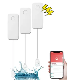 A75-wld Maigevi Wifi Water Ieak Detector For Home 3 Pack Smart Leak Sensor With 80db A