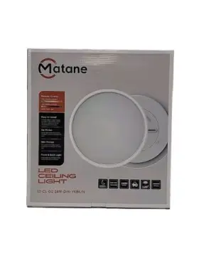 Ls-cl-g2-24w-dim-ykbk Matane Ls-cl-g2-24w-dim-ykbk/n 12 Inch Led Flush Mount Ceiling Light Fixture With Night White Ls-cl-g2-24w-dim-ykbk Matane Ls-cl-g2-24w-dim-ykbk/n 12 Inch Led Flush Mount Ceiling Light Fixture With Night White