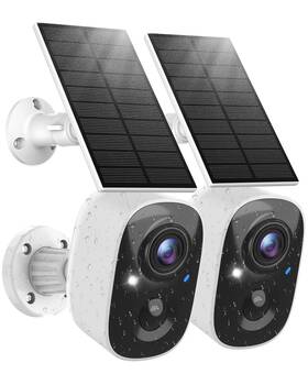 Maxiviz 976435730710 Solar Camera Outdoor Wireless 2.4g Wi-fi Security With Ai Motion Dete