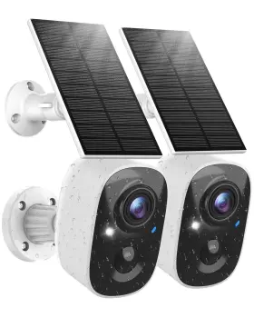 Maxiviz 976435730710 Solar Camera Outdoor Wireless 2.4g Wi-fi Security With Ai Motion Dete