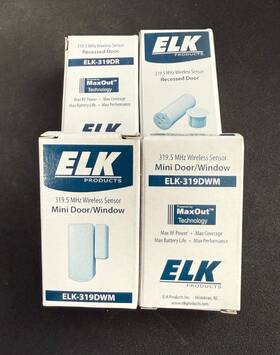 Maxout Technology Elk-319dwm Wireless Mini Door/window Sensor And Elk-319d