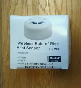 Rf-ror-135s-319-nn Maxout Technology Wireless Rate-of-rise Heat Sensor Rf-ror-135s-319-nn Maxout Technology Wireless Rate-of-rise Heat Sensor