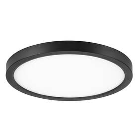 Maxxima Mcl-6122105b 12 Inch Led Flush Mount Ceiling Light 2200 Lumens 5 Black