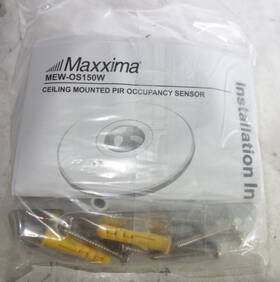 Maxxima Mew-os150w Ceiling Mount 360 Degree Pir Occupancy Sensor Hard-wired Motion