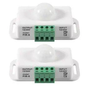 Melife 701715492547 2 Pack Dc 12v 24v Pir Sensor Led Motion Switch Infrared Contro