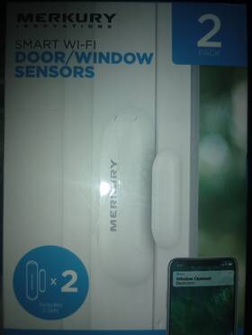 Merkury Mi-ss201-199w Never Used New Smart Wi-fi Door/window Sensor 2 Pack Mic-ss201-199w