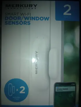 Mic-ss201-199w Merkury Mi-ss201-199w Never Used New Smart Wi-fi Door/window Sensor 2 Pack Mic-ss201-199w Merkury Mi-ss201-199w Never Used New Smart Wi-fi Door/window Sensor 2 Pack