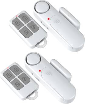 Metak Main D132 Rc5311 2-pack Window And Door Alarms When Opened For Kids Safety/dementia Safety/home S