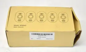 Wd60x5 Metak Water Leak Detector Sensor Alarms 5 Pack Flooding For Home Adjustable