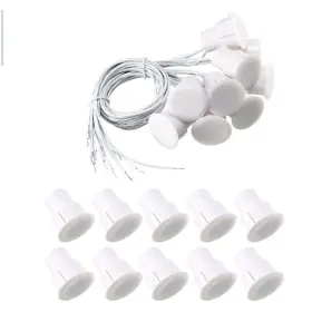 Rc-36 Metallixity 10pcs Nc Recessed Wired Security Contact Sensor Alarm Magnetic Reed Switch