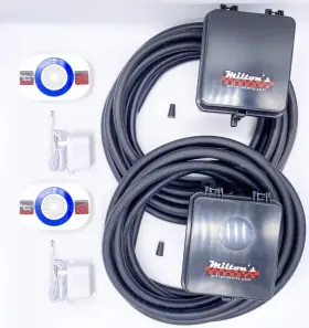 25dwcktt Milton Bells Dual Wireless Driveway Alarm System Monitor Two Entrances With 2 Transmitters