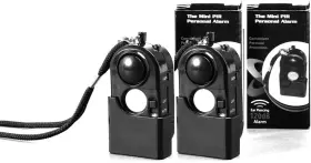 Alarm00 Mini 445036454435 Portable Motion Detector Alarm With Siren And Sos Light - 2-pack