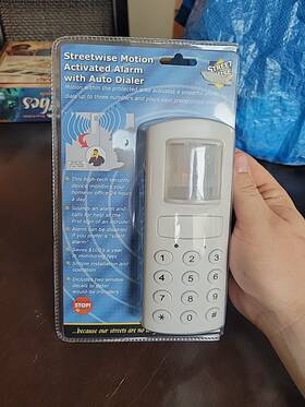 Mini Mak20 Motion Detector Alarm Mode Ma80 With Keypad White Streetwise