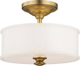 Minka Lavery 784497751712 4172-249 Harbour Point Semi Flush Mount Ceiling Liberty Gold