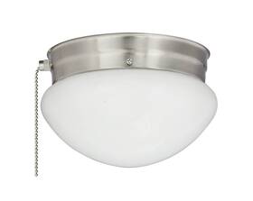 Miseno Ml14297-bn Ml14297 1 Light 8 Inch Wide Flush Mount Bowl Ceiling Brushed Nickel