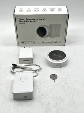 Moes Ms100f Meross Wifi Thermometer Hygrometer Solar/battery-free Indoor Temp Humidity