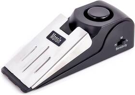 Monsin 747165240017 Door Stop Alarm Stopper With 120db Security Floor Wedge Doorstop