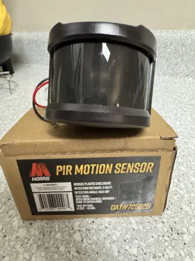 72582b Morris Wall Mounted Pir Motion Sensor Bronze Dusk To Dawn Auto Mode