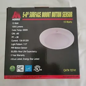 72741 Morris Led Surface Mount Recessed Retrofit Kit 6 Inch 15 Watt Free Shipping