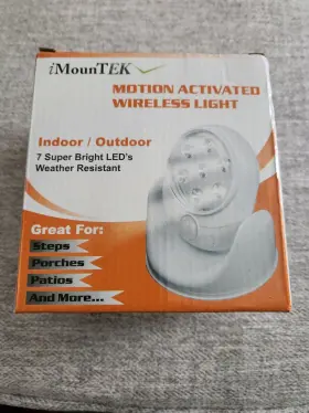 Mountek 616043286778 Imountek Motion Activated Wireless Light Indoor/outdoor 7 Super Bright Leds Mountek 616043286778 Imountek Motion Activated Wireless Light Indoor/outdoor 7 Super Bright Leds