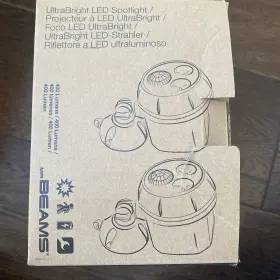 400lum Mr. Beams Mb380 Motion Sensor Battery Powered Led Mini Spotlight Pack Of 2