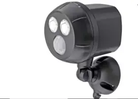 Mb390-brn-01-03 Mr. Beams Ultrabright Battery Operated Motion Sensor Led Spotlight - Brown 300 L