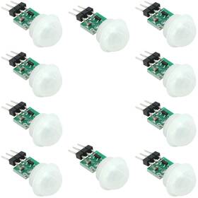 Mtdele 705252437696 10 Pcs Pir Sensor Am312 2.7v To 12v Mini Motion Pyroelectric Human
