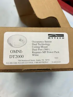 Omni-dt2000 Mytech Dt2000 Occupancy Sensor Ceiling Mount White Omni-dt2000 Mytech Dt2000 Occupancy Sensor Ceiling Mount White